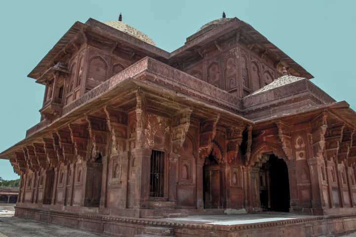 24 - India - Fatehpur Sikri - palacio Birbal